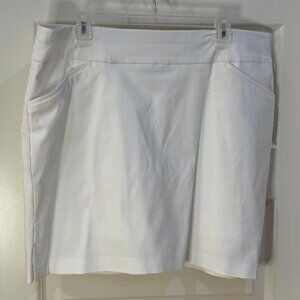 White Knit Chicos Pull-on Skort - 3 (US - 16)